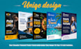design unique poster, brochure and flyer  in 24 hours