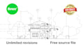 draw your 2d floor plan with autocad or revit