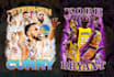 create nba bootleg tshirt design