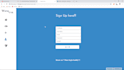 prepare a login and sign up system