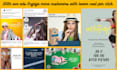 design attractive facebook instagram ad images and copy