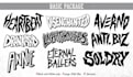 traditional hand drawn logo