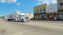 make logistic truck video stock footage video