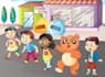 do children book illustration, kids book