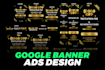 design creative banner ads for google adwords