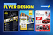 design stunning professional business and event flyers in 24 hours