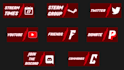 make twitch panels, banner and scenes