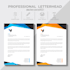 design professional letterhead in editable word format