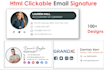 design html email signature or animated email signature outlook gmail iphone
