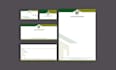 design professional business card, letterhead, and envelope