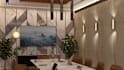 designed interior with 2d and 3d renderings