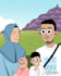 draw a portrait cartoon style
