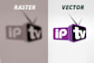 vector trace logo, vectoring raster to vector format
