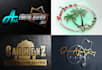 do realistic and luxury 3d logo design for your company