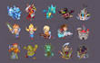 create 2d character and animations sprite sheet for you