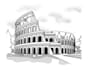 draw any object, image into simple digital line drawing