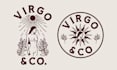 design vintage logo with hand drawn illustration