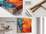create amazing mockups and canvas wall art design