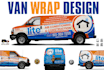 design van wrap any vehicle wrap design for advertisement