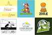 create playful cartoon logo