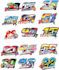 create racing number design with the mascot