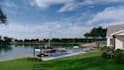create backyard landscape design, pool, patio and garden 3d rendering