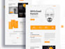 design creative landing page and mobile app UI