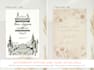 do wedding invitation, save the date,  rsvp, menu etc