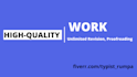 do fast typing job, as professional typist in 24 hours
