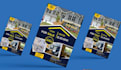 design minimalist flyer, banner and poster