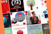 design instagram ad, carousel posts