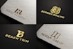do personal identity luxury initial, monogram logo