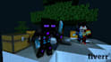 create a custom 4k minecraft thumbnail