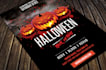do halloween flyer design for horror party and event