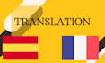 translate french to spanish