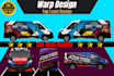 modern professional luxury vehicle wrap design