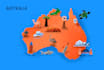 illustrate picture book, maps, animals and nature