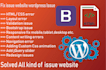 fix html,css,bootstrap,php,mysql,codeigniter and laravel issue