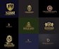 design a unique heraldic luxury monogram logo