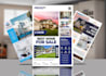 design clean real estate flyer or postcard