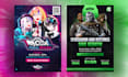 design professional posters, flyers, and brochures for gaming esports events
