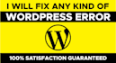 fix your wordpress website errors and issues quickly
