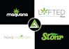 design creative cannabis hemp weed marijuana cbd oil logo
