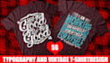 amazing typography tshirt design