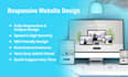 develop responsive wordpress website design or web design