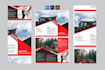 design professional trifold brochure, bi fold, canva tri fold brochure