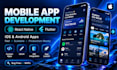 do mobile app development react native, building mobile app, flutter developer