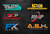 design transport, logistic, construction logo
