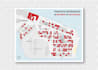 design business vector map of any location