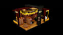 design 3d exhibition booth, event stage, or gate in high quality
